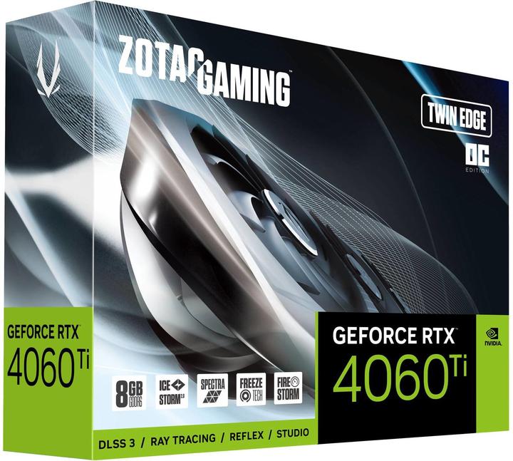 Immagine prodotto Zotac RTX 4060 Ti 8GB Twin Edge OC Gaming (8 GB)