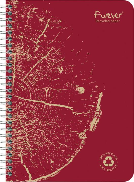 Produktbild Clairefontaine Spiralheft Forever Premium (A5, Kariert, Harter Einband)