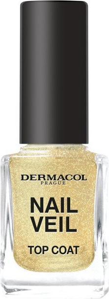 Dermacol Sparkling Beach Nail Veil Top Coat 11 Ml (Top Coat)