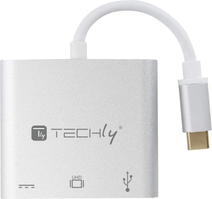 Actual product image Techly Converter Cable Adapter USB-C to (USB-C)