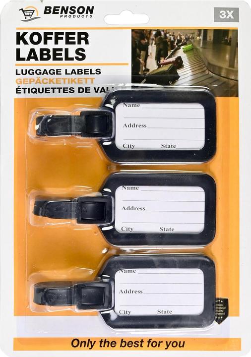 Immagine prodotto Benson Kofferlabels 3 dlg