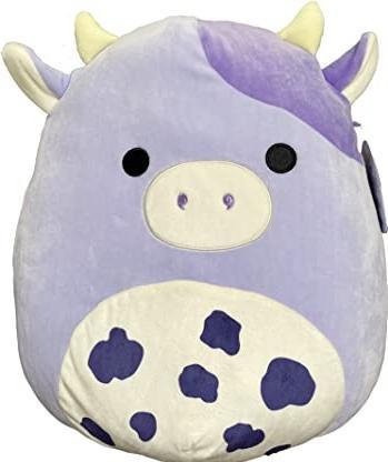 Actual product image Squishmallows Fuzz A Mallows - Bubba Cow (50 cm)