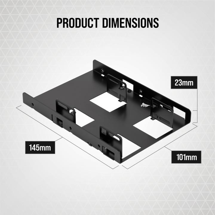 Produktbild Corsair Dual SSD Mounting Bracket CSSD-BRKT2