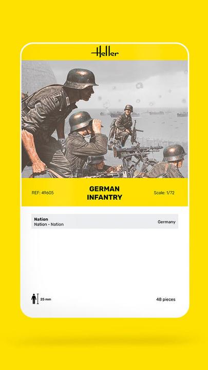 Actual product image Heller German Infantry