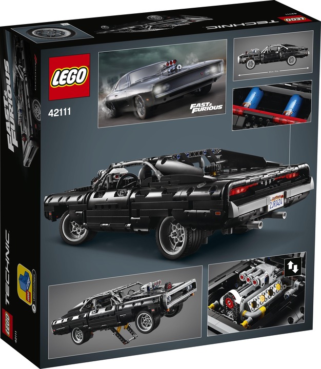 Actual product image LEGO Dom's Dodge Charger (42111, LEGO Technic)