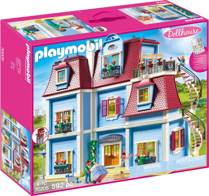 Produktbild Playmobil Mein Grosses Puppenhaus (70205, Playmobil Dollhouse)