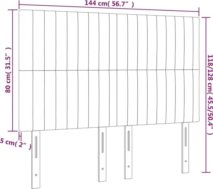 Immagine prodotto vidaXL Carolin (160 x 5 x 128 cm)