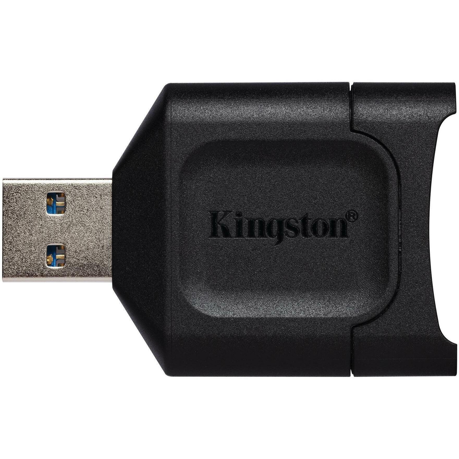 Kingston MobileLite Plus (USB 3.0), Lettore di schede di memoria, Nero