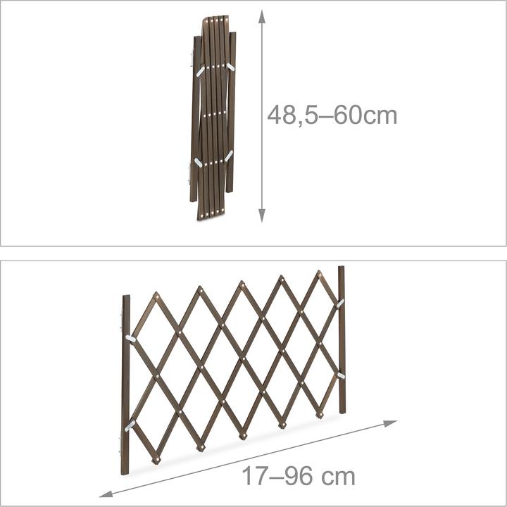 Actual product image Relaxdays Dog barrier (17 - 96 cm)