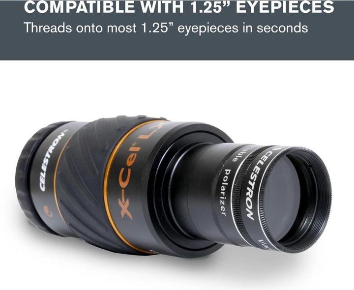Actual product image Celestron Variable Pola Filter 1.25