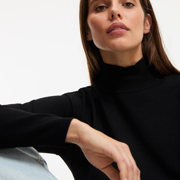 Produktbild La Redoute Collections Pullover mit Stehkragen (S)