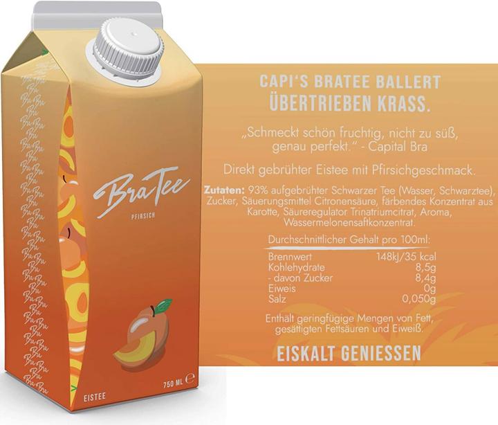 Actual product image BraTee BraTea (8 x 75 cl)