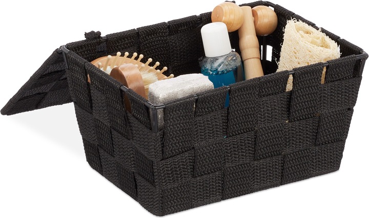 Produktbild Relaxdays Aufbewahrungskorb (1 x, 19.5 x 14.5 x 10.5 cm)