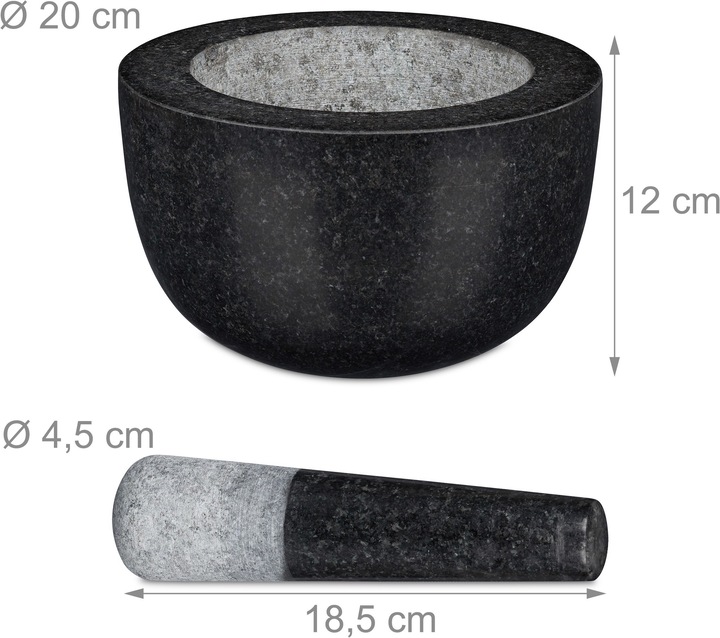 Image du produit Relaxdays Mortier
