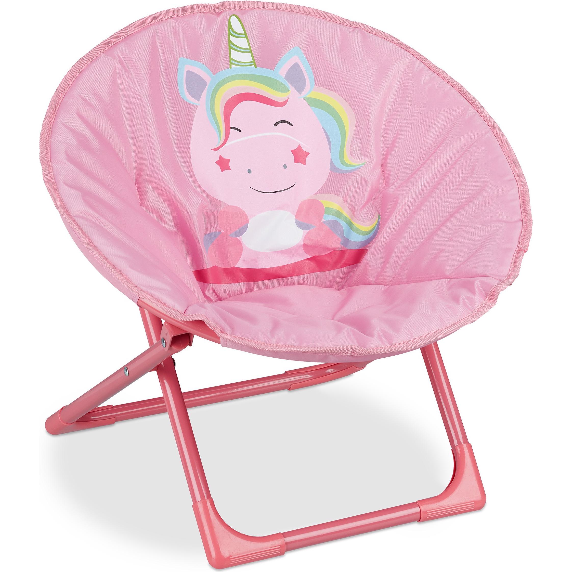 Relaxdays, Poltrona + Sedia bambini, Moon Chair, Poltroncina (Seggiolone)