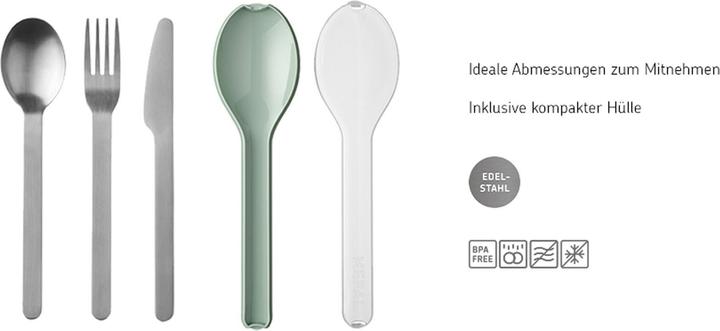 Actual product image Mepal Cutlery set 3 pcs GO (3 Piece, Cutlery set)