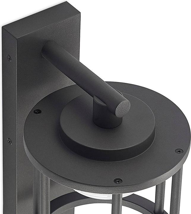 Image du produit Lucande Applique murale d'extérieur Berenike avec capteur (GX53, IP44)