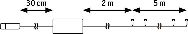Actual product image Paulmann Outdoor Plug & Shine Lichterkette Yuna (7.40 m)