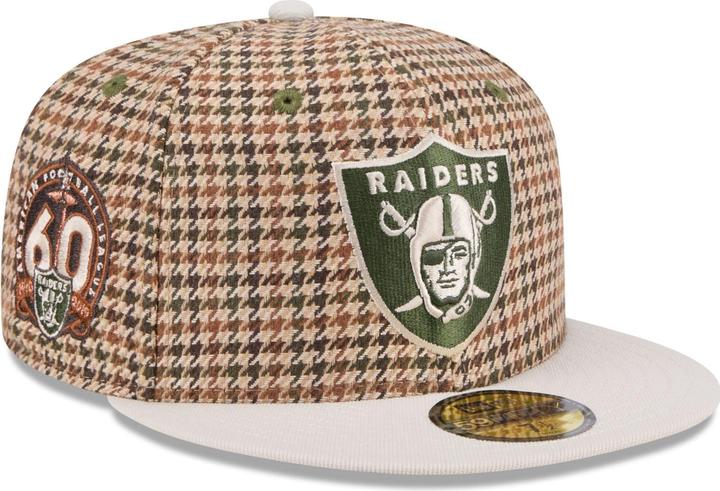 Actual product image New Era 59Fifty Fitted Cap - HOUNDSTOOTH Las Vegas Raiders (7 1/8)