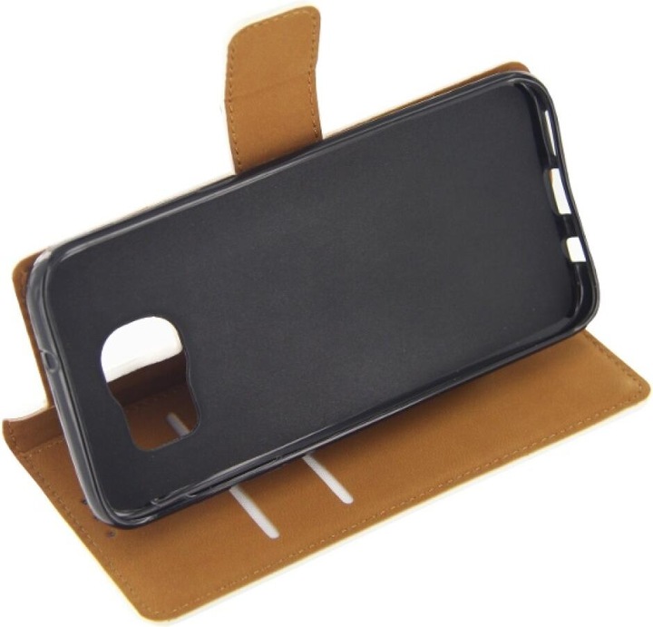 Produktbild OEM Slim Leder Book Case for Galaxy S7 - white (Samsung Galaxy S7)