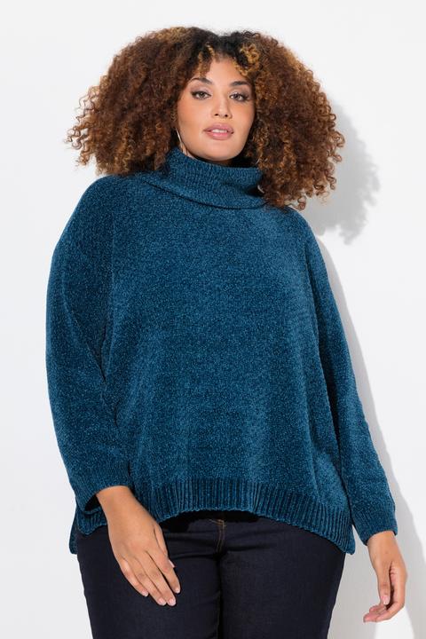 Actual product image Ulla Popken Soft Textured Chenille Oversized Fit Sweater (42, 44)