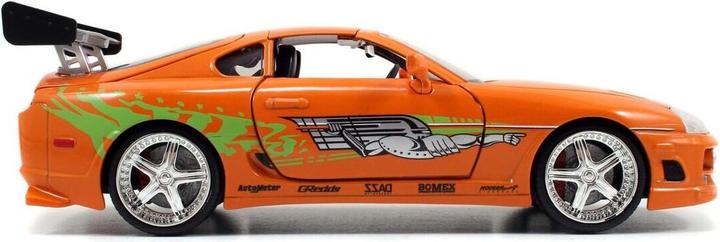 Jada The Fast and Furious Hollywood Rides 1/24 1995 Toyota Supra avec Brian O'Connor figurine