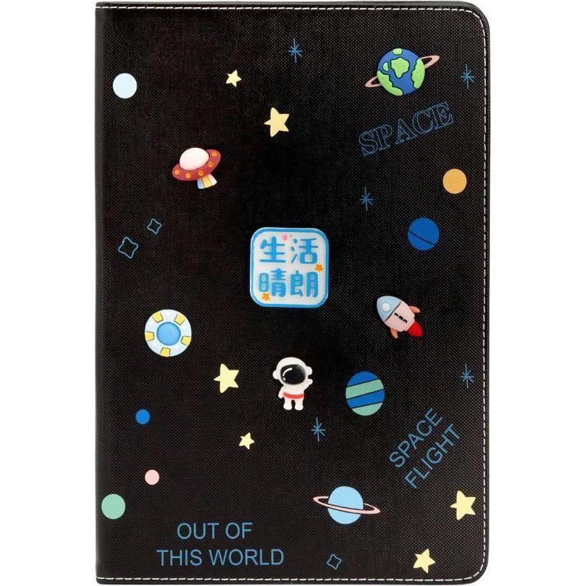 iLike Custodia per tablet iPad 10.2 / 10.5 Design Cosmos (Apple iPad 2019 (7a generazione), Apple iPad 2020 (8a generazione), Apple iPad 2021 (9a gene