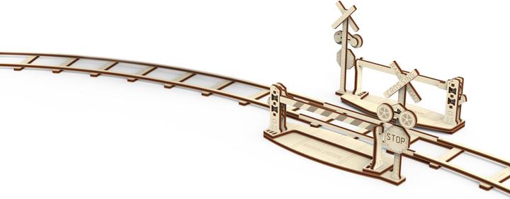 Actual product image WoodenCity Rails with level crossing