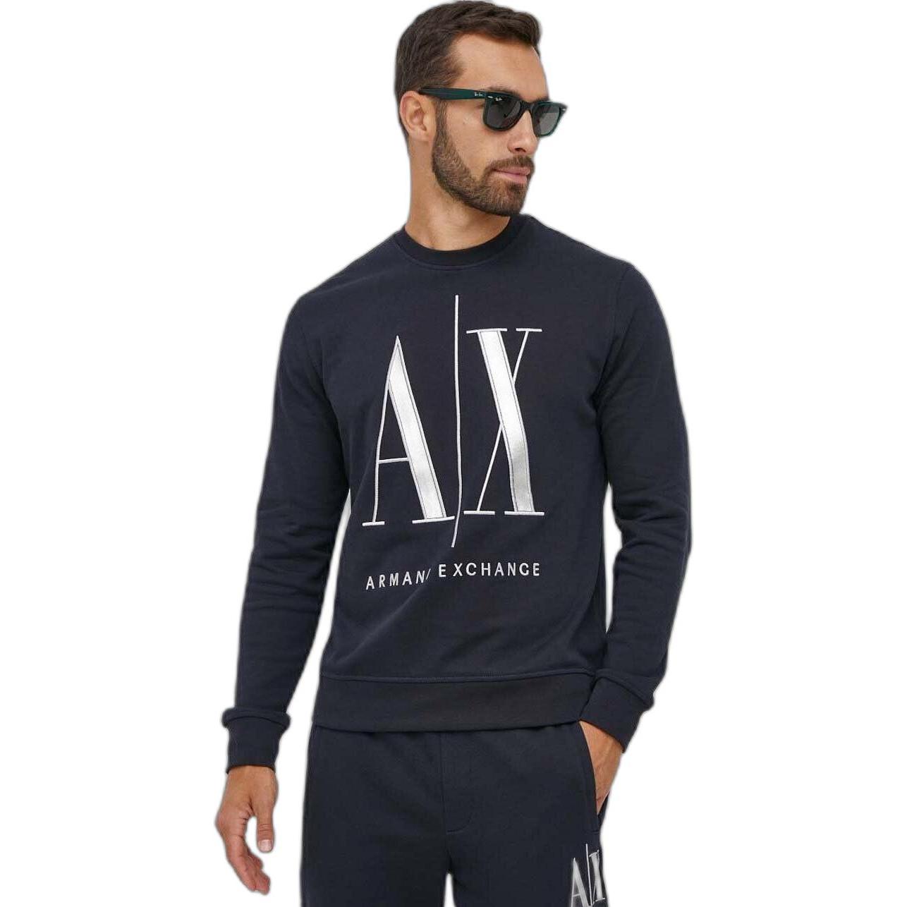 Armani Exchange, Herren, Pullover, Pullover, Blau, (S)