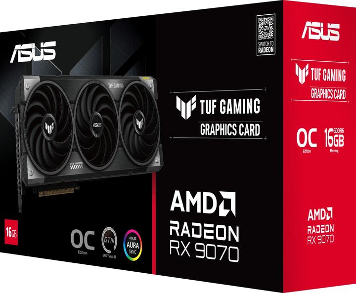 Produktbild ASUS TUF GAMING Radeon RX 9070 OC (16 GB)