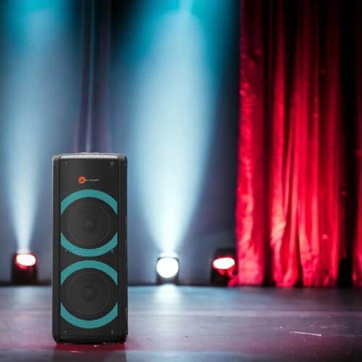 Immagine prodotto N-Gear Altoparlante Bluetooth Let's go party, sistema audio con microfono karaoke, LED da discoteca (8 h)