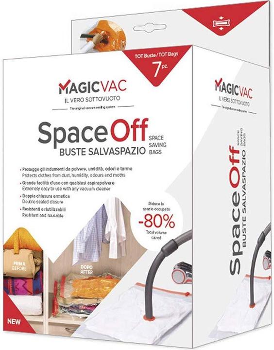 Immagine prodotto Magic Vac ACB0005 contenitore per abiti Trasparente