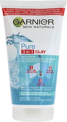 Actual product image Garnier Pure Cleaning Gel Scrub And Mask Against Imperfections 3In1 (Facial cleansing wipes, 150 ml)