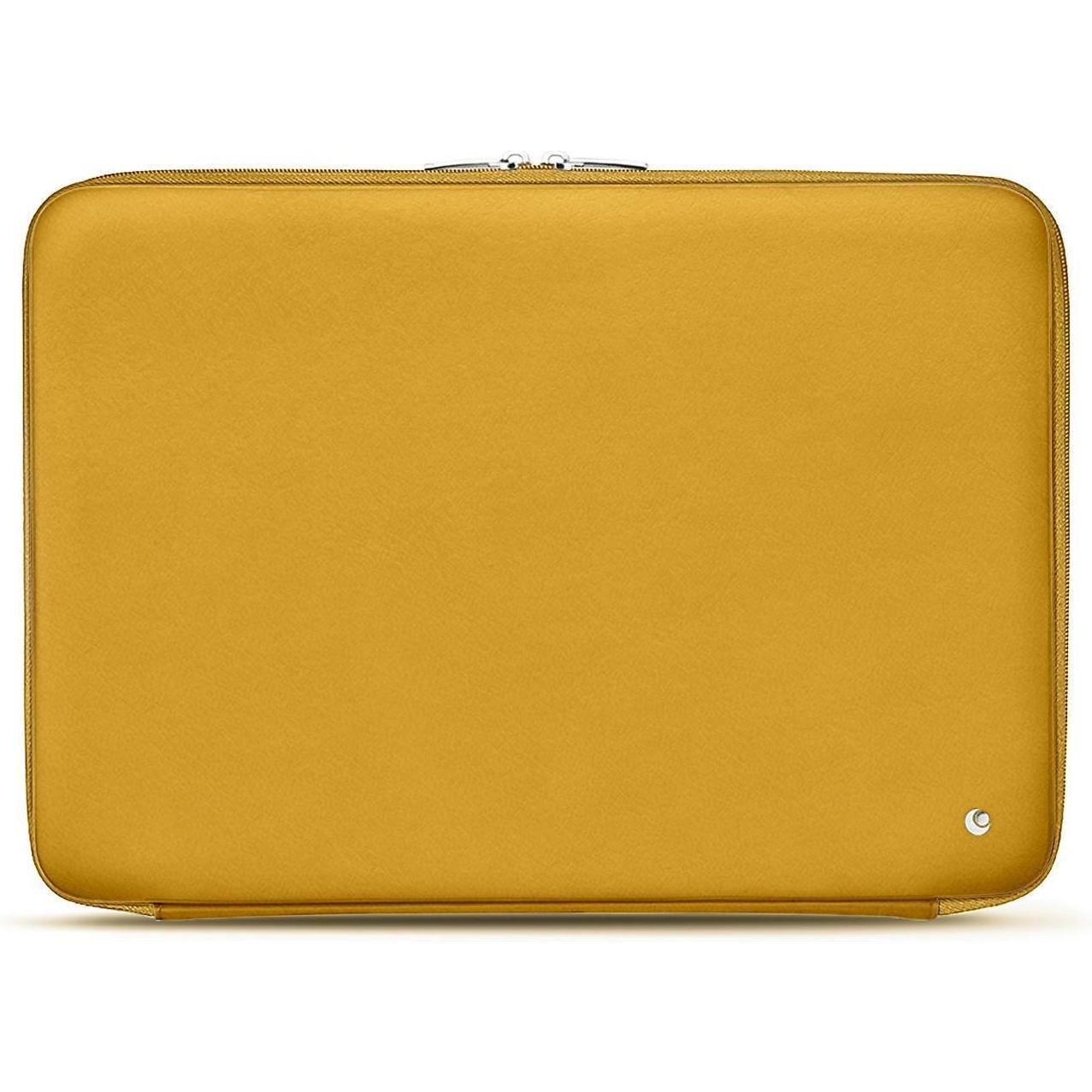 Noreve Lederhülle, Notebooktasche, Gelb