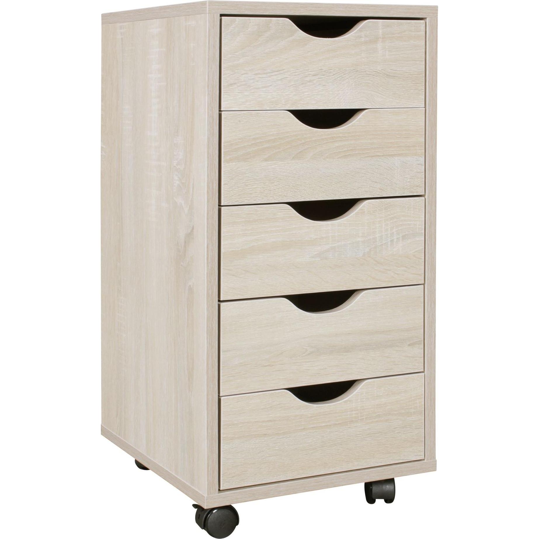 Wohnling, Cassettiera ufficio, Mina (33 x 38 x 68 cm)