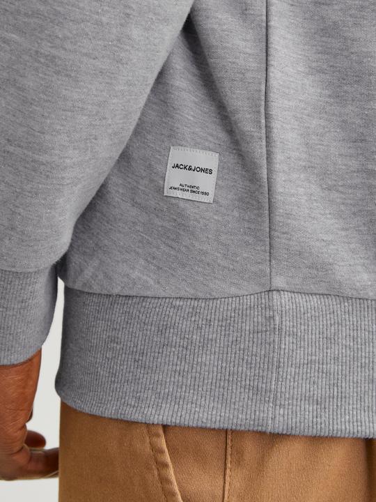 Actual product image Jack & Jones Plus size single-coloured sweatshirt with round neck Sweatshirt with round neck (8XL)
