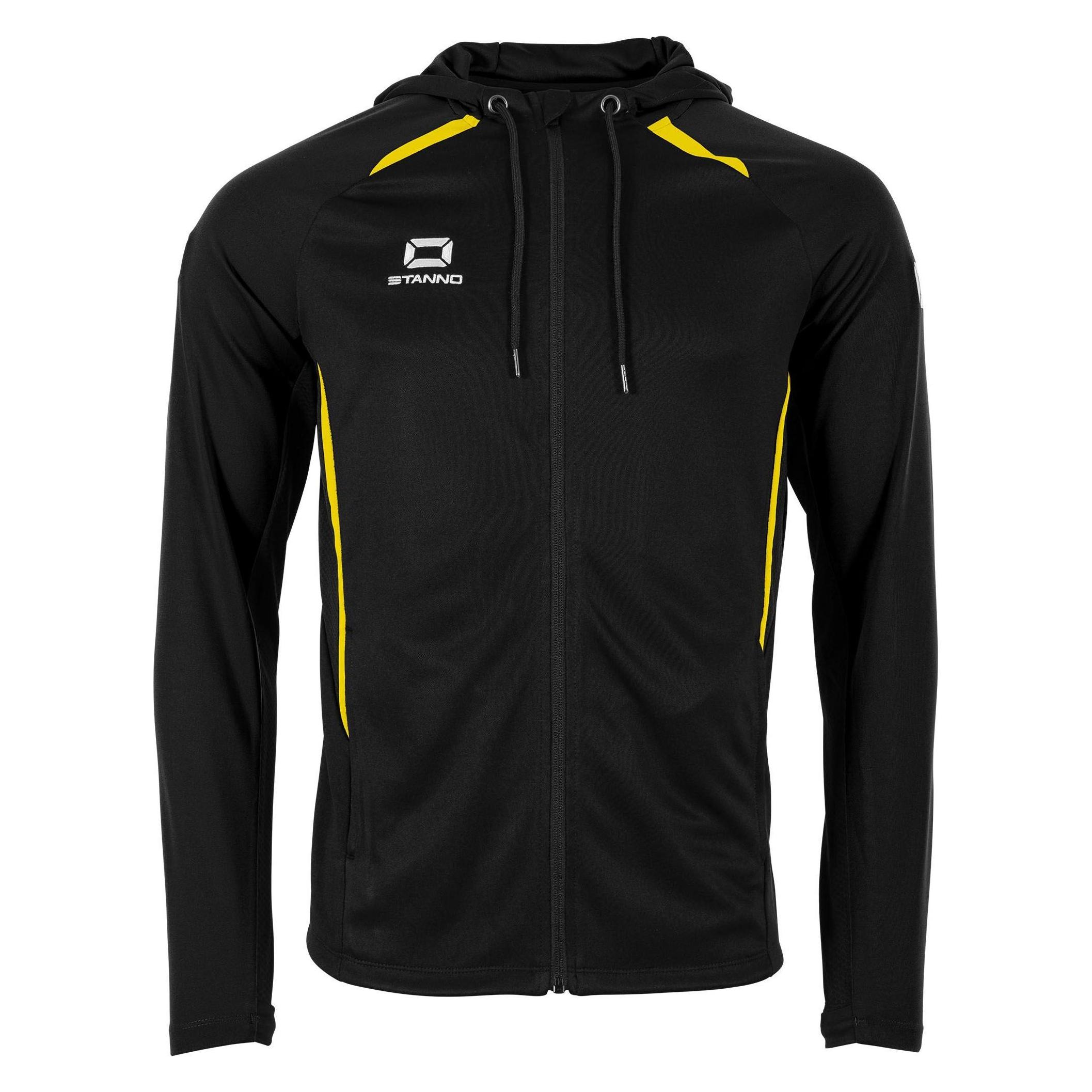 Stanno, Unisex, Trainingsjacken, Stadio (L), Schwarz, Grau, L