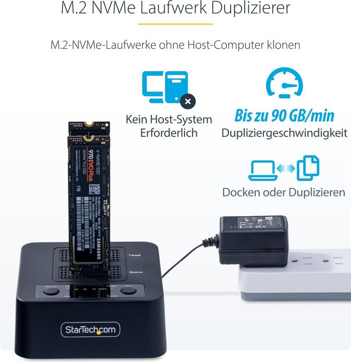 Produktbild StarTech 1:1 M.2 NVME DUPLICATOR