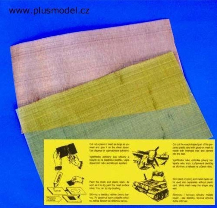 Produktbild Plus Model Gitternetz-fein Aus Nylon, vor allem Für den Massstab 1:72 geeignet