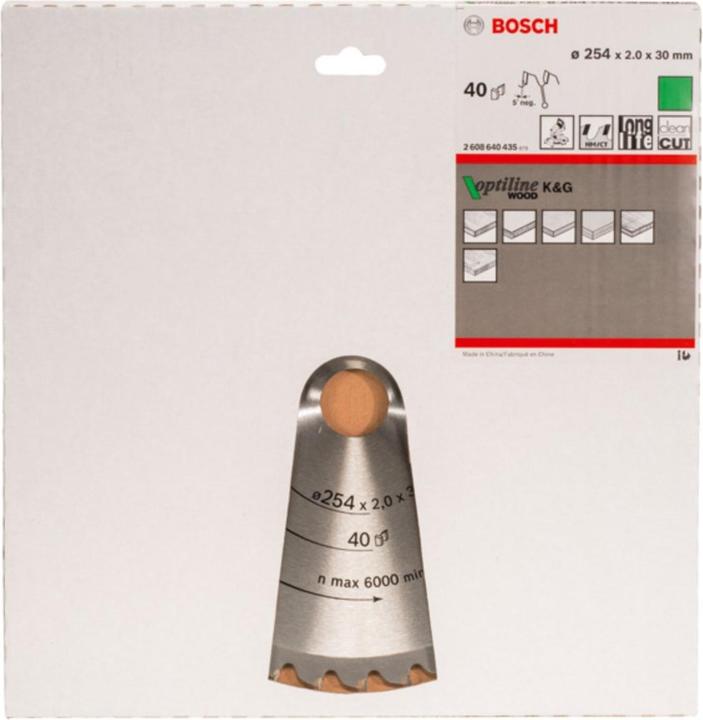 Produktbild Bosch Professional Zubehör PRO Wood Kreissägeblatt, 254 x 2 x 30 mm