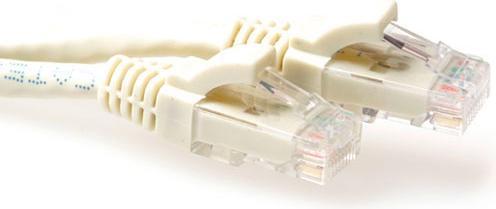 Produktbild Ivory 20 meter U/UTP CAT6A patch cable snagless with RJ45 connectors. Cat6a u/utp snagless iv 20.00m (U/UTP, CAT6a, 20 m)