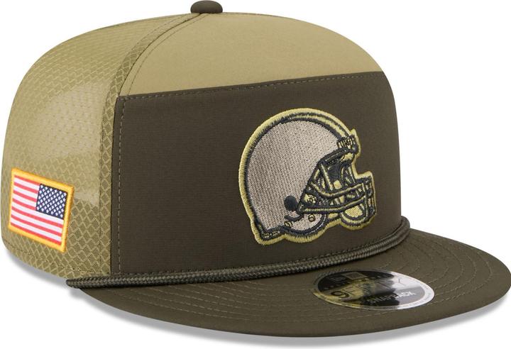 Produktbild New Era 9Fifty Split Panel Cap - Salute Cleveland Browns
