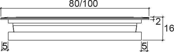 Produktbild OK-Line Kabeldurchlass (Kabeldurchlass, 8 cm)