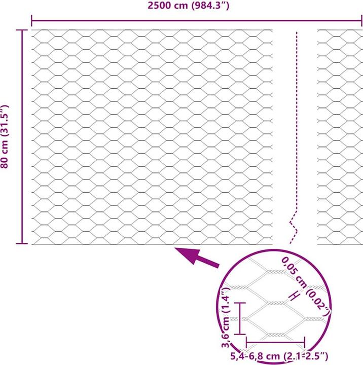 Produktbild vidaXL Aussenbarriere