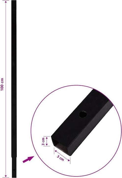 Image du produit vidaXL Verlängerungsrohre (100 cm)