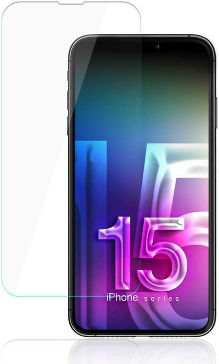 Actual product image 3MK hybrid glass FlexibleGlass for iPhone 15 6,1" (1 Piece, Apple iPhone 15)