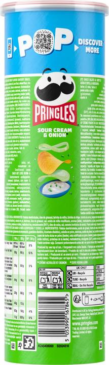 Image du produit Pringles Sour Cream and Onion (185 g, 1 pcs)