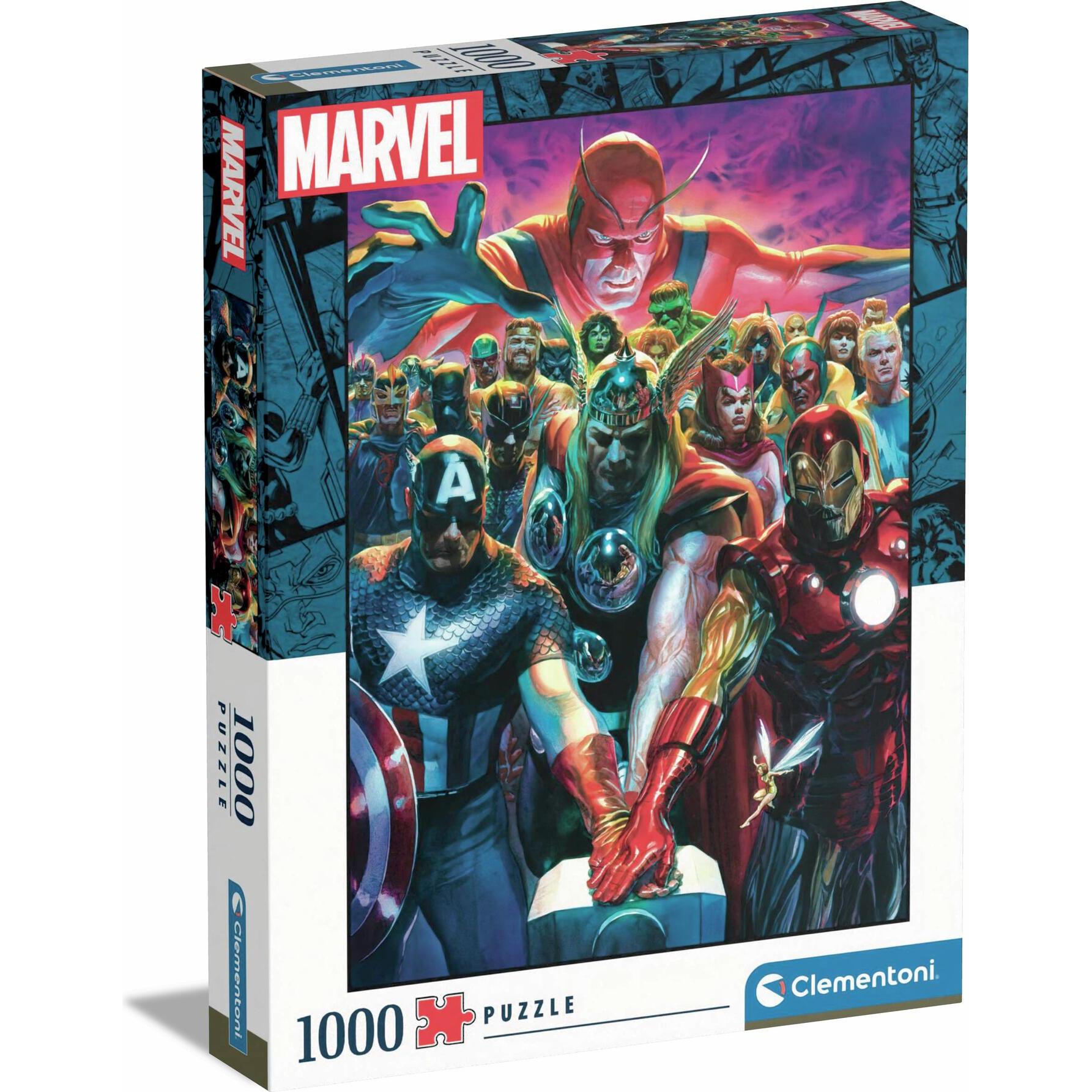 Clementoni Puzzle 1000El Avengers. Marvel 39672 (1000 Pezzi)