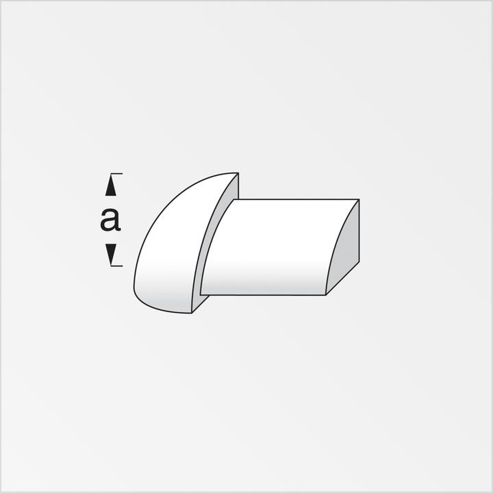 Produktbild Alfer Viertelkreis-Aussenecke Alu