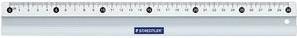 Actual product image Staedtler Metal ruler, made of aluminium, 150 mm long Millimetre scale, embossed graduation, ink edge (150 mm)